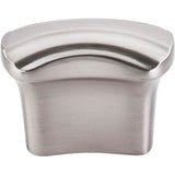 Top Knobs - Victoria Falls Knob 3/4 Inch (c-c) Brushed Satin Nickel - Brushed Satin Nickel