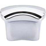 Top Knobs - Victoria Falls Knob 3/4 Inch (c-c) Polished Chrome - Polished Chrome