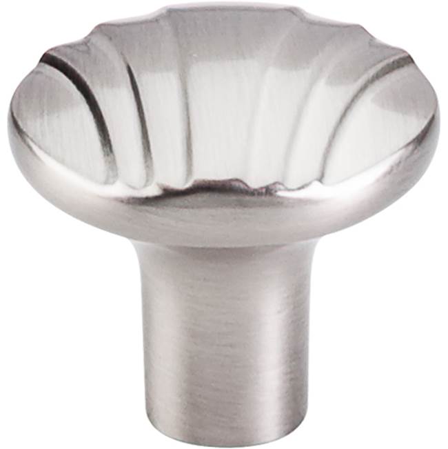 Top Knobs - Victoria Falls and Sydney Knob 1 1/4 Inch Brushed Satin Nickel - Brushed Satin Nickel