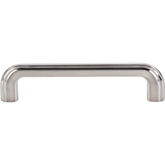 Top Knobs - Victoria Falls Pull 5 Inch (c-c) Brushed Satin Nickel - Brushed Satin Nickel