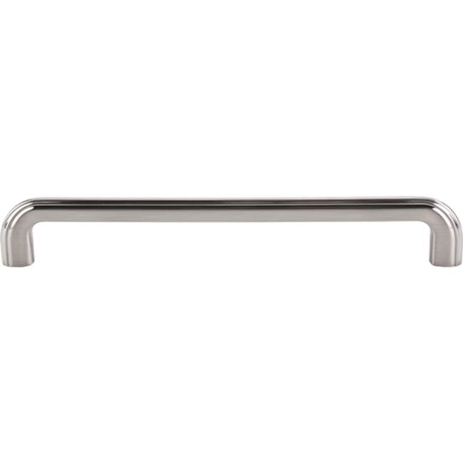 Top Knobs - Victoria Falls Pull 8 Inch (c-c) Brushed Satin Nickel - Brushed Satin Nickel
