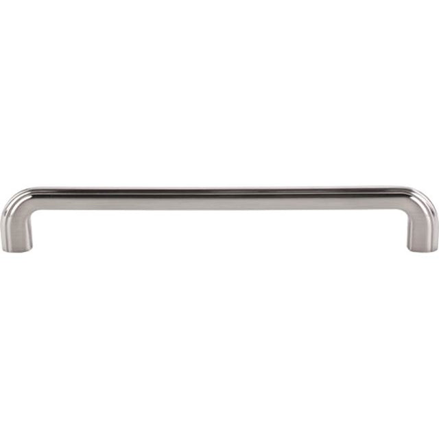 Top Knobs - Victoria Falls Pull 8 Inch (c-c) Brushed Satin Nickel - Brushed Satin Nickel
