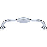 Top Knobs - Chareau (R) D Pull 5 1/16 Inch (c-c) Polished Chrome - Polished Chrome
