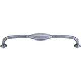 Top Knobs - Chareau (R) D Pull 8 13/16 Inch (c-c) Black Iron - Black Iron