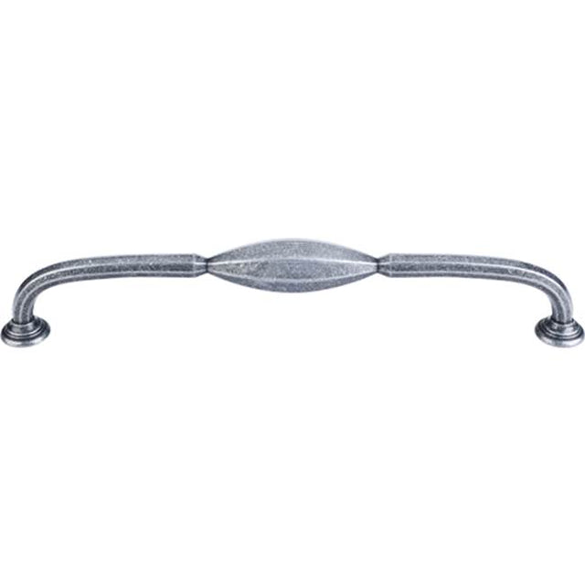 Top Knobs - Chareau (R) D Pull 8 13/16 Inch (c-c) Black Iron - Black Iron