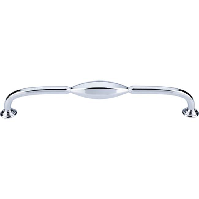 Top Knobs - Chareau (R) D Pull 8 13/16 Inch (c-c) Polished Chrome - Polished Chrome