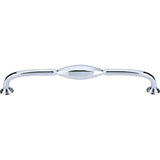 Top Knobs - Chareau (R) D Pull 8 13/16 Inch (c-c) Polished Chrome - Polished Chrome