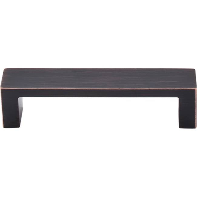 Top Knobs - Modern Metro Pull 3 3/4 Inch (c-c) Tuscan Bronze - Tuscan Bronze