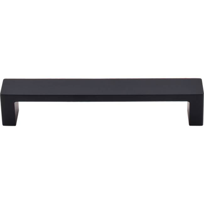 Top Knobs - Modern Metro Pull 5 Inch (c-c) Flat Black - Flat Black