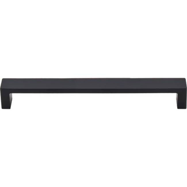 Top Knobs - Modern Metro Pull 7 Inch (c-c) Flat Black - Flat Black