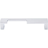 Top Knobs - Modern Metro Notch Pull A 5 Inch (c-c) Polished Chrome - Polished Chrome