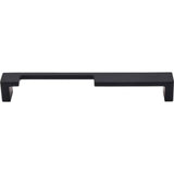 Top Knobs - Modern Metro Notch Pull A 7 Inch (c-c) Flat Black - Flat Black