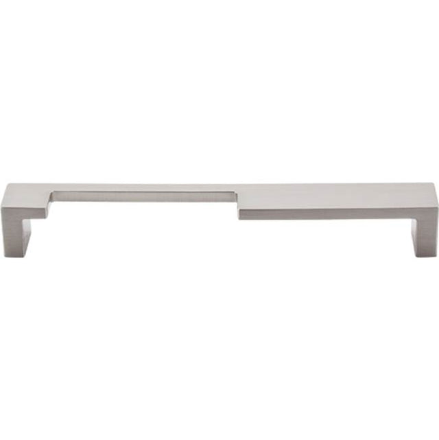 Top Knobs - Modern Metro Notch Pull A 7 Inch (c-c) Brushed Satin Nickel - Brushed Satin Nickel