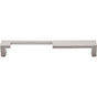 Top Knobs - Modern Metro Notch Pull A 7 Inch (c-c) Brushed Satin Nickel - Brushed Satin Nickel