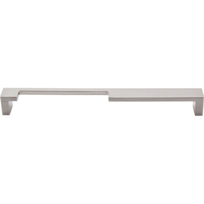 Top Knobs - Modern Metro Notch Pull A 9 Inch (c-c) Brushed Satin Nickel - Brushed Satin Nickel