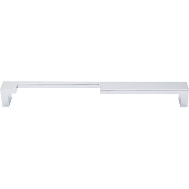 Top Knobs - Modern Metro Notch Pull A 9 Inch (c-c) Polished Chrome - Polished Chrome