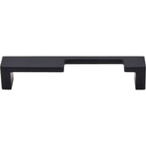 Top Knobs - Modern Metro Notch Pull B 5 Inch (c-c) Flat Black - Flat Black