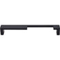 Top Knobs - Modern Metro Notch Pull B 7 Inch (c-c) Flat Black - Flat Black