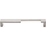 Top Knobs - Modern Metro Notch Pull B 7 Inch (c-c) Brushed Satin Nickel - Brushed Satin Nickel