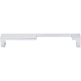 Top Knobs - Modern Metro Notch Pull B 7 Inch (c-c) Polished Chrome - Polished Chrome