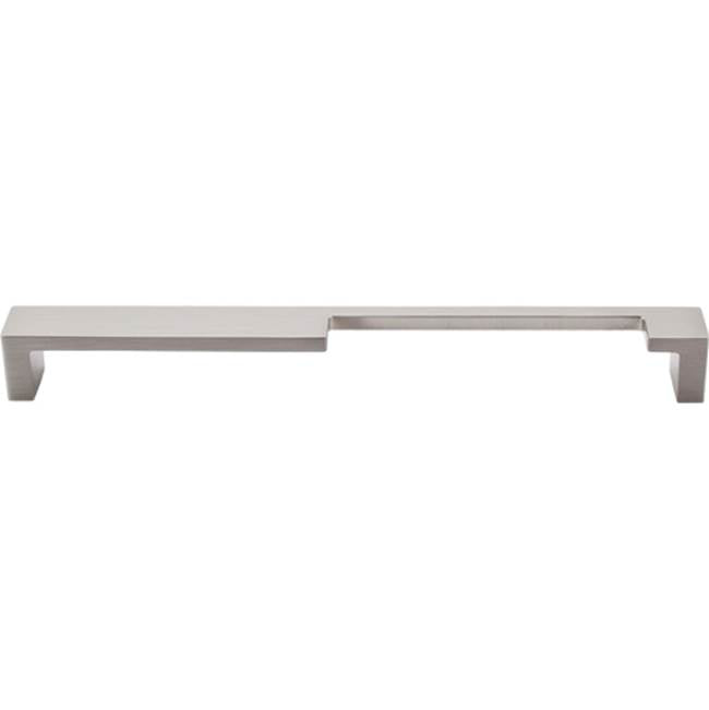 Top Knobs - Modern Metro Notch Pull B 9 Inch (c-c) Brushed Satin Nickel - Brushed Satin Nickel