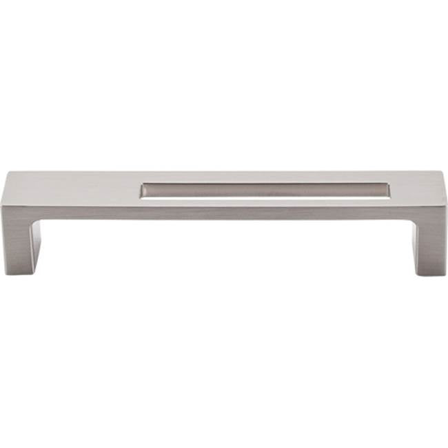 Top Knobs - Modern Metro Slot Pull 5 Inch (c-c) Brushed Satin Nickel - Brushed Satin Nickel