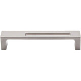 Top Knobs - Modern Metro Slot Pull 5 Inch (c-c) Brushed Satin Nickel - Brushed Satin Nickel