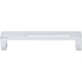 Top Knobs - Modern Metro Slot Pull 5 Inch (c-c) Polished Chrome - Polished Chrome