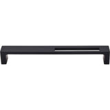 Top Knobs - Modern Metro Slot Pull 7 Inch (c-c) Flat Black - Flat Black