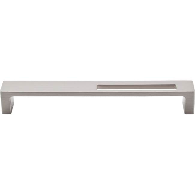 Top Knobs - Modern Metro Slot Pull 7 Inch (c-c) Brushed Satin Nickel - Brushed Satin Nickel