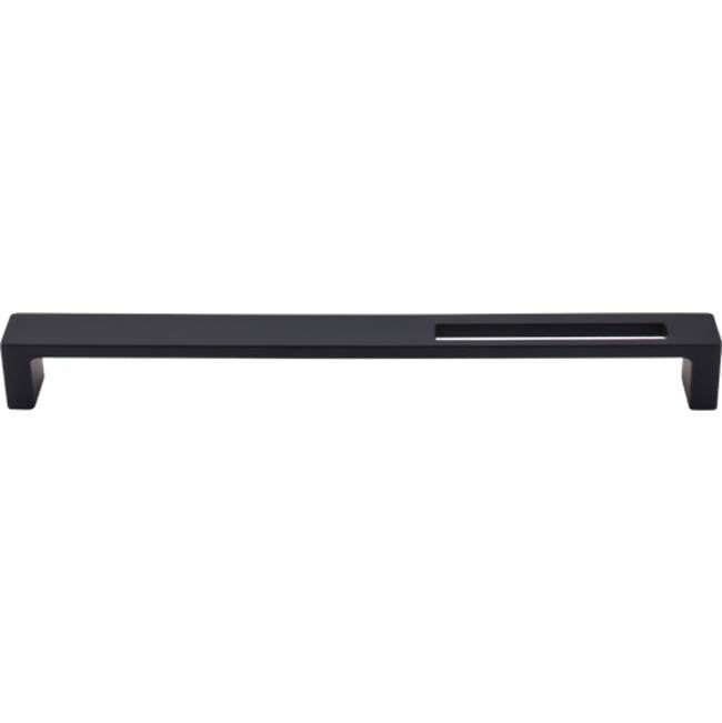Top Knobs - Modern Metro Slot Pull 9 Inch (c-c) Flat Black - Flat Black