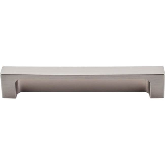 Top Knobs - Modern Metro Tab Pull 5 Inch (c-c) Brushed Satin Nickel - Brushed Satin Nickel