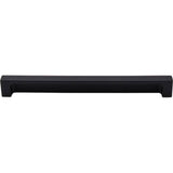 Top Knobs - Modern Metro Tab Pull 8 Inch (c-c) Flat Black - Flat Black