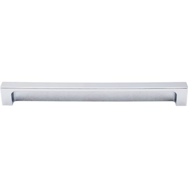 Top Knobs - Modern Metro Tab Pull 8 Inch (c-c) Polished Chrome - Polished Chrome