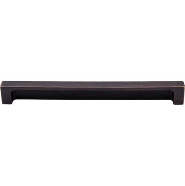 Top Knobs - Modern Metro Tab Pull 8 Inch (c-c) Tuscan Bronze - Tuscan Bronze