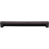 Top Knobs - Modern Metro Tab Pull 8 Inch (c-c) Tuscan Bronze - Tuscan Bronze