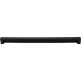 Top Knobs - Modern Metro Tab Pull 12 Inch (c-c) Flat Black - Flat Black