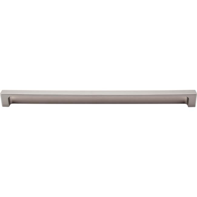 Top Knobs - Modern Metro Tab Pull 12 Inch (c-c) Brushed Satin Nickel - Brushed Satin Nickel