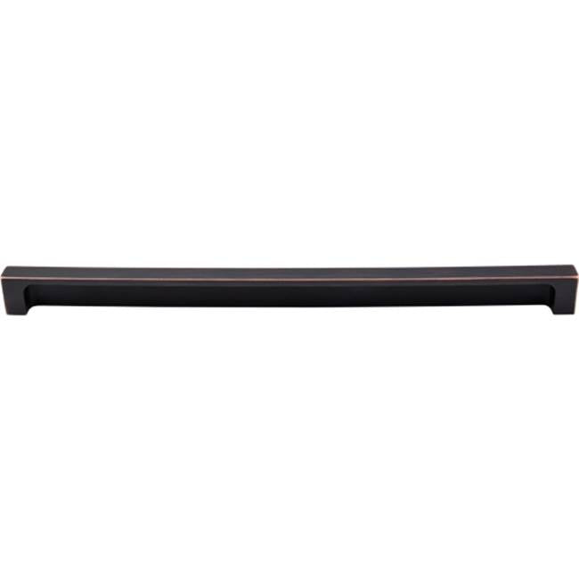 Top Knobs - Modern Metro Tab Pull 12 Inch (c-c) Tuscan Bronze - Tuscan Bronze