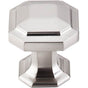 Top Knobs - Emerald Knob 1 1/8 Inch Brushed Satin Nickel - Brushed Satin Nickel