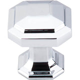 Top Knobs - Emerald Knob 1 1/8 Inch Polished Chrome - Polished Chrome