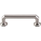 Top Knobs - Emerald Pull 3 3/4 Inch (c-c) Brushed Satin Nickel - Brushed Satin Nickel