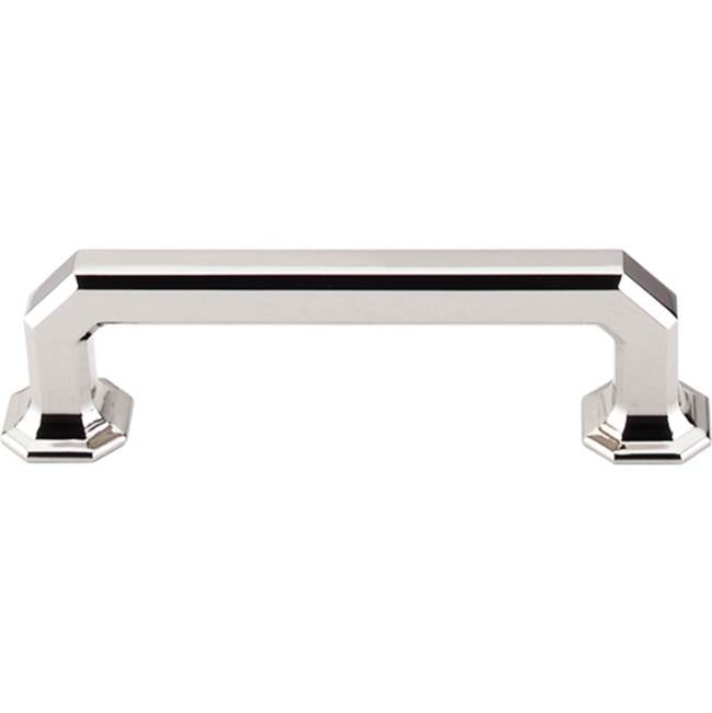 Top Knobs - Emerald Pull 3 3/4 Inch (c-c) Polished Nickel - Polished Nickel