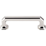 Top Knobs - Emerald Pull 3 3/4 Inch (c-c) Polished Nickel - Polished Nickel