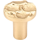 Top Knobs - Cobblestone Round Knob 1 1/8 Inch Brass - Polished Brass