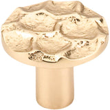 Top Knobs - Cobblestone Round Knob 1 3/8 Inch Brass - Polished Brass