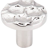 Top Knobs - Cobblestone Round Knob 1 3/8 Inch Polished Nickel - Polished Nickel