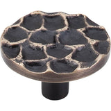Top Knobs - Cobblestone Round Knob 1 15/16 Inch Brass Antique - Brass Antique