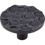 Top Knobs - Cobblestone Round Knob 1 15/16 Inch Coal Black - Coal Black