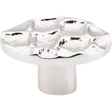 Top Knobs - Cobblestone Oval Knob 2 Inch Polished Nickel - Polished Nickel